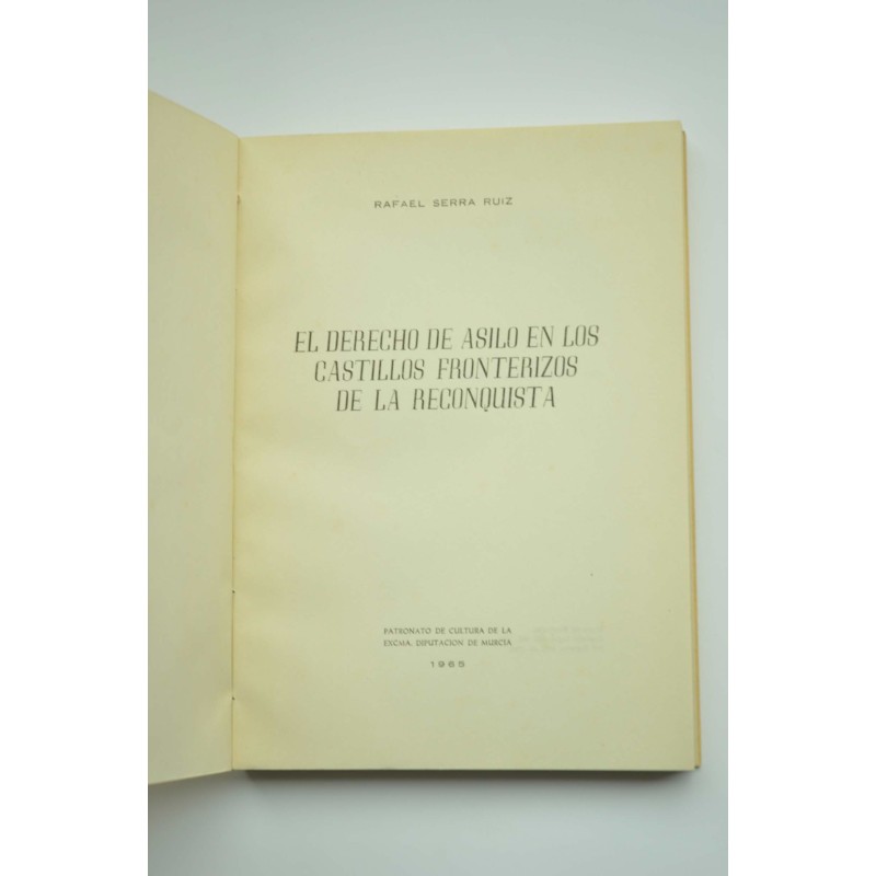 El derecho de asilo en los castillos...