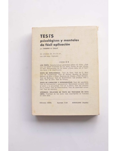 Los tests para el conocimiento de sí mismo y de...