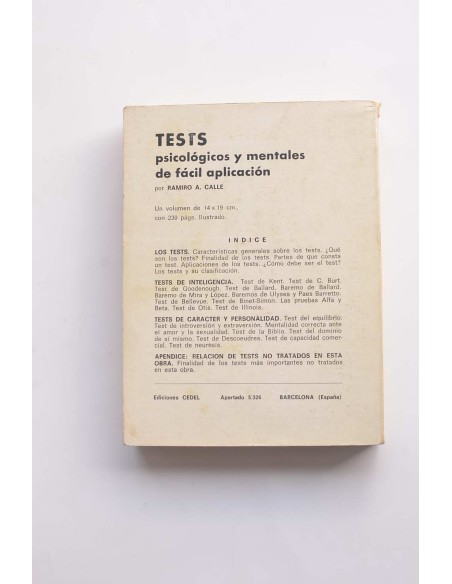 Los tests para el conocimiento de sí mismo y de los demás. I