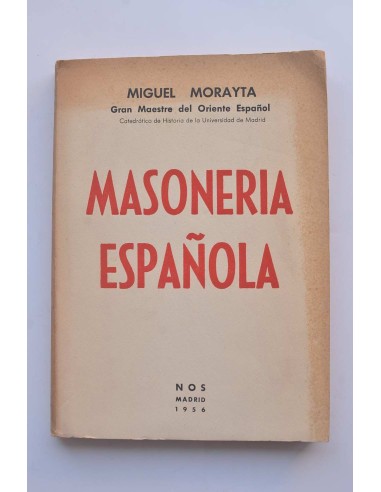 Masonería Española. Páginas de su historia
