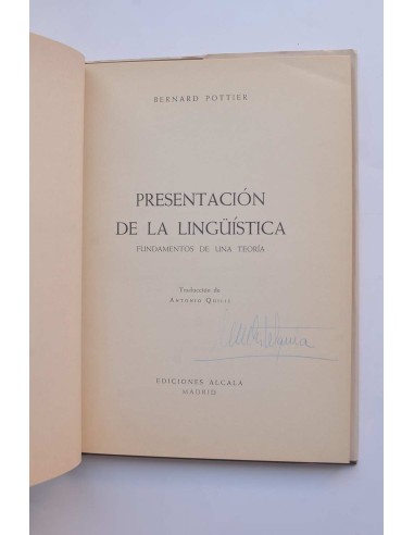 Presentación de la lingüística. Fundamentos de...