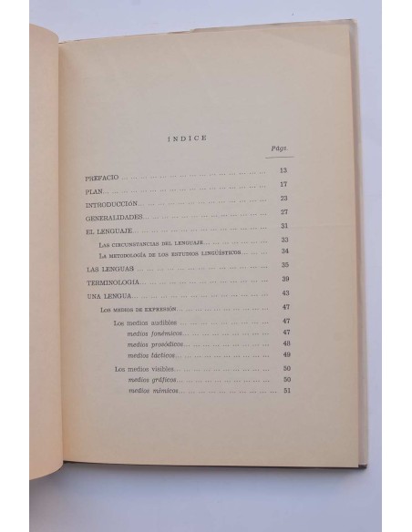 Presentación de la lingüística. Fundamentos de una teoría