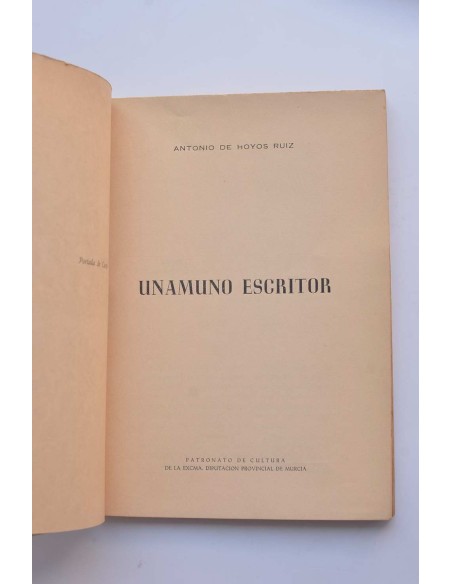 Unamuno escritor