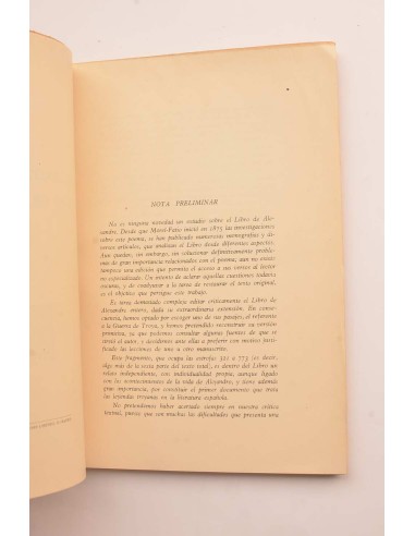 Investigaciones sobre el libro de Alexandre