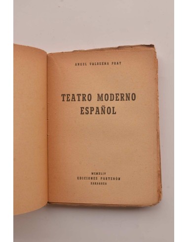 El teatro moderno en España
