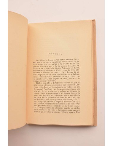 EL pensamiento filosófico de Miguel de Unamuno....