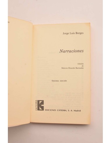 Jorge Luis Borges. Narraciones
