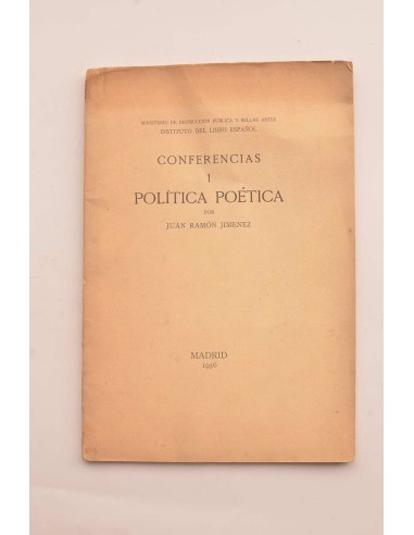 Conferencias 1. Política poética