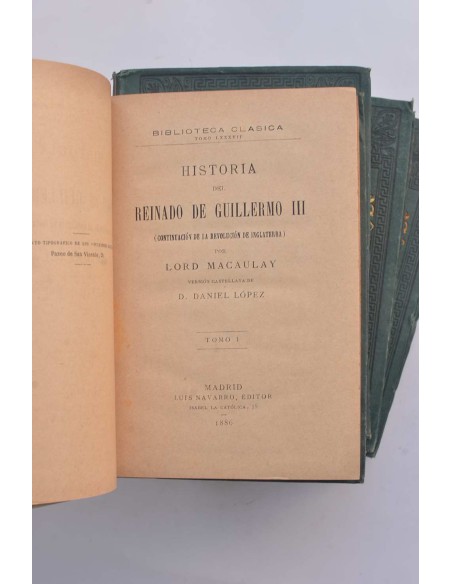 Historia del reinado de Guillermo III