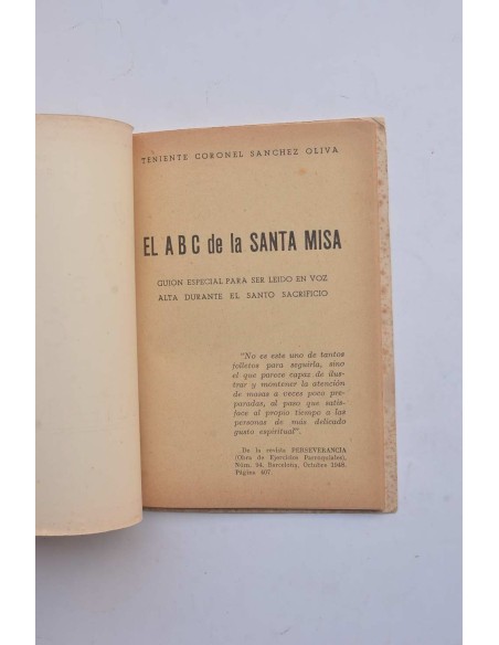 El ABC de la Santa Misa