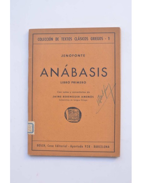 Anábasis. Libro primero