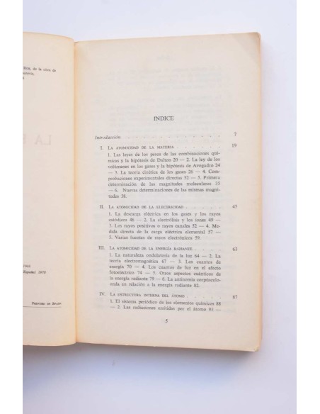 La estructura de la materia