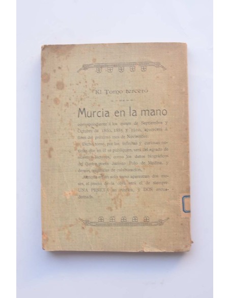 Murcia en la mano. Tomo segundo