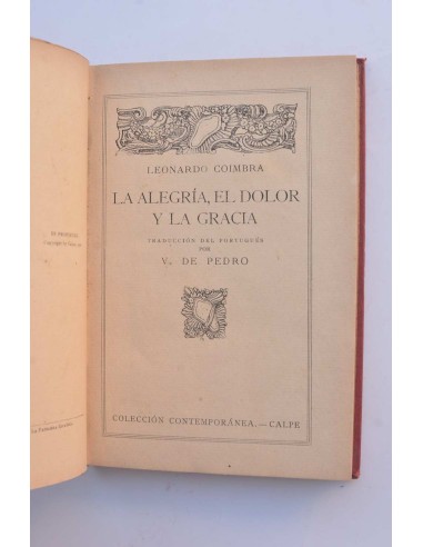 La alegría, el dolor y la gracia