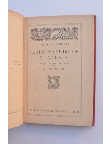 La alegría, el dolor y la gracia