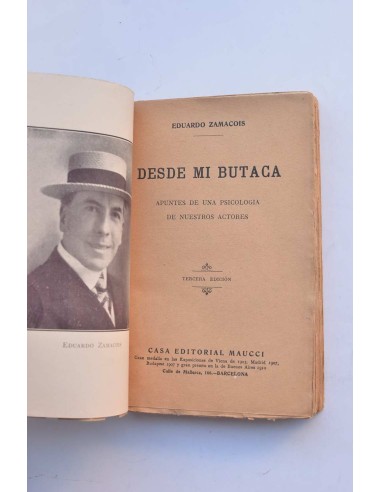 Desde mi butaca. Apuntas para una psicología de...