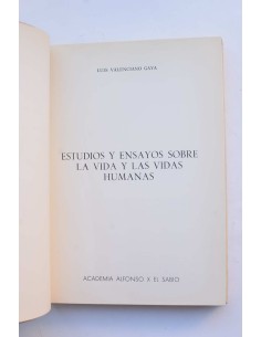 Estudios y ensayos sobre la vida y las vidas humanas 2