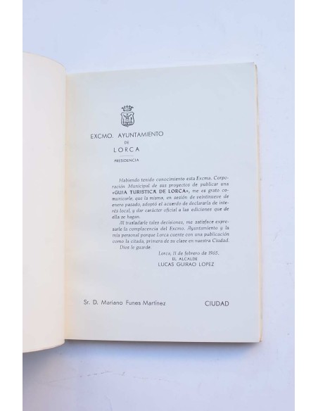 Guía turística de Lorca