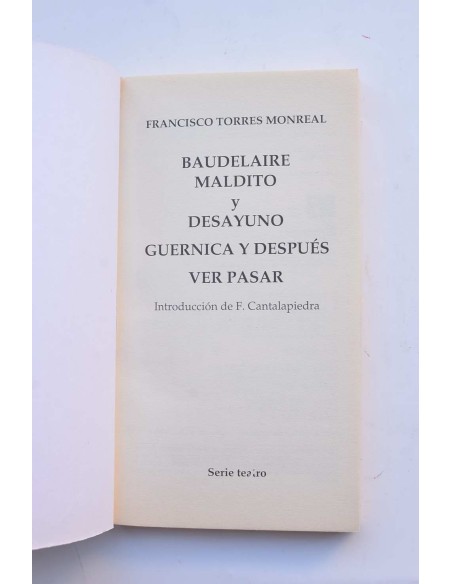 Baudelaire maldito - Desayuno - Guernica y Después - Ver pasar