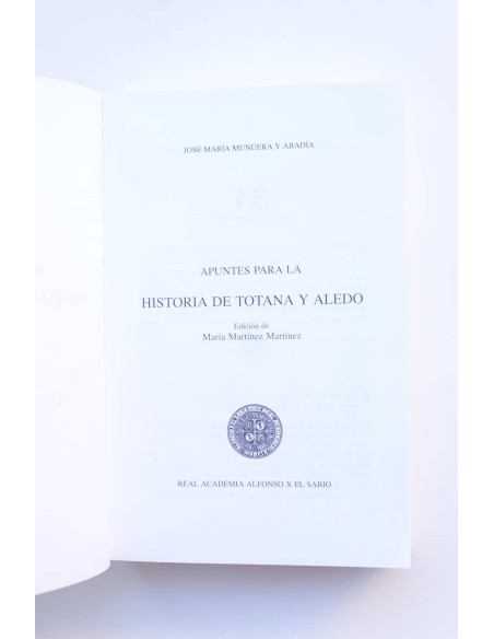 Apuntes para la historia de Totana y Aledo
