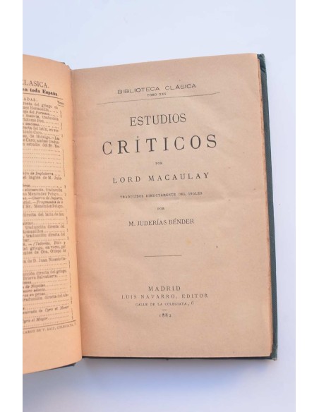 Estudios críticos