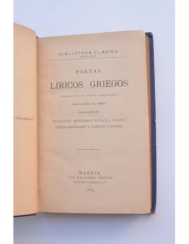Poetas líricos griegos