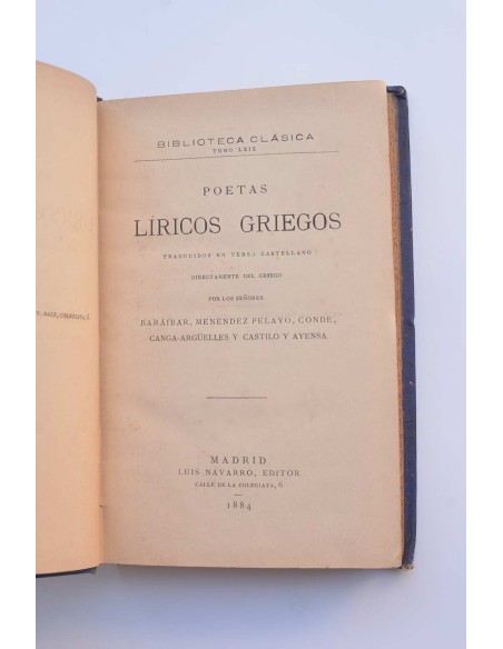 Poetas líricos griegos