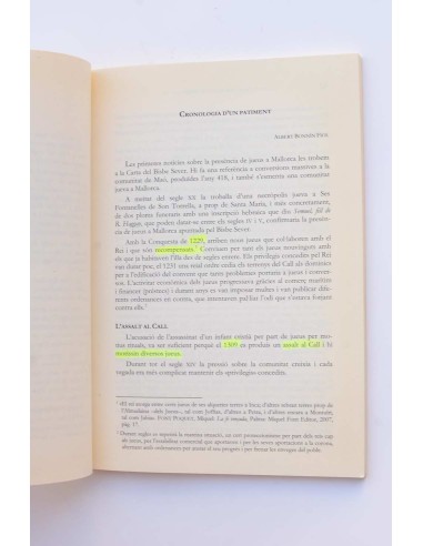 Els jueus i conversos d'Artà. sEGLES XIV - XIX