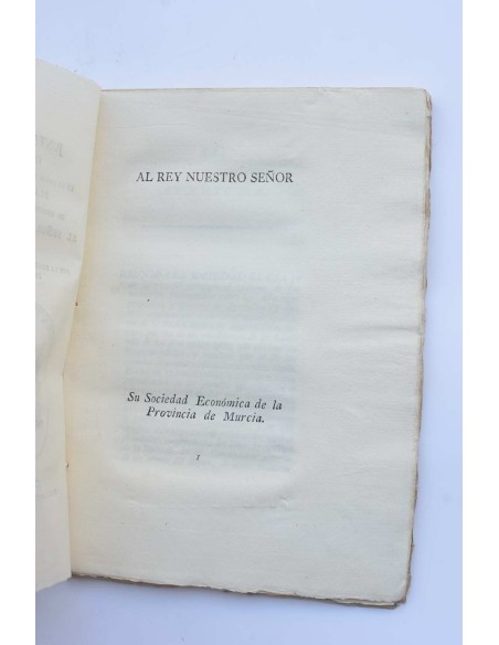 Junta pública celebrada por la Real Sociedad de Murcia en 30 de mayo de 1816