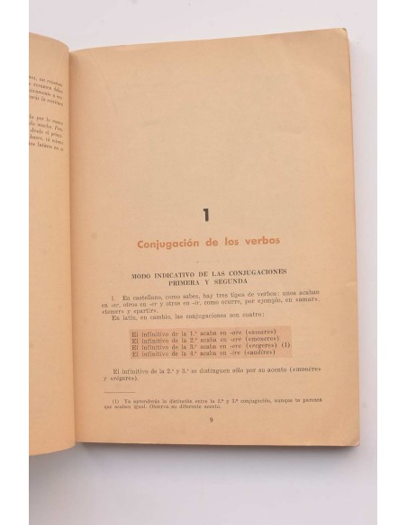 Método de latín. Cursos tercero y cuarto