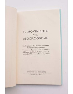 El Movimiento y el asociacionismo 2