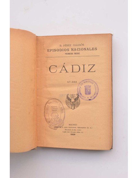 Episodios Nacionales. Cádiz