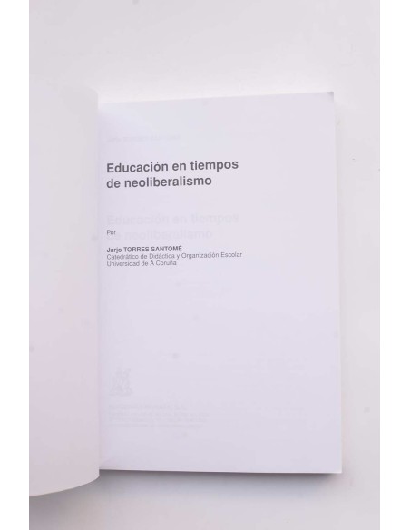 Educación en tiempos del neoliberalismo