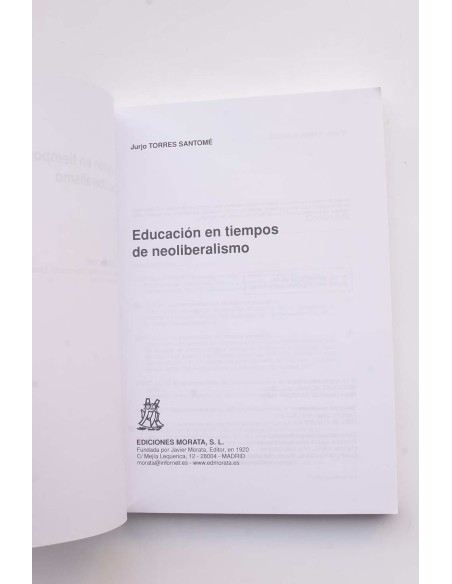 Educación en tiempos del neoliberalismo