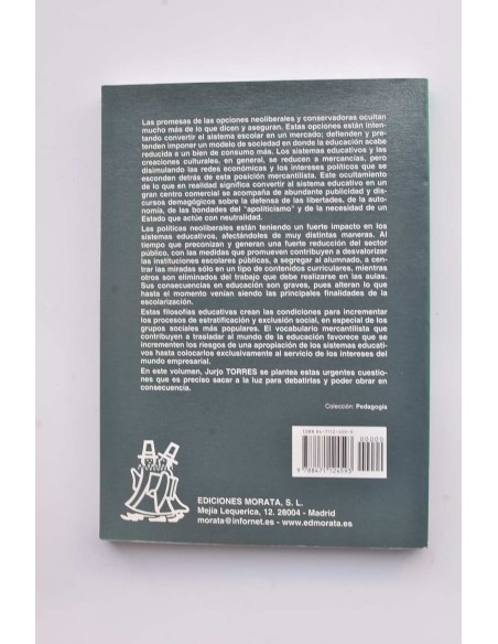 Educación en tiempos del neoliberalismo