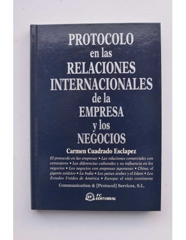 Protocolo en las relaciones internacionales de la empresa y los negocios