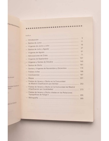 Fiestas populares del ciclo de verano y otoño...