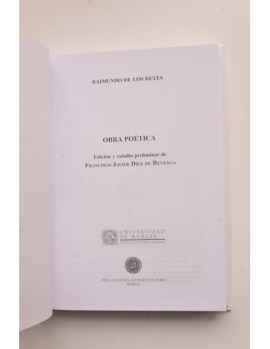 Raimundo de los Reyes. Obra poética