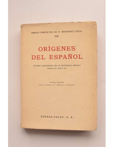 Orígenes del español. Estado lingüístico de la península ibérica hasta el siglo XI