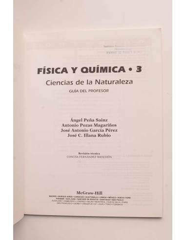 Física y Química 3. Ciencias de la Naturaleza....