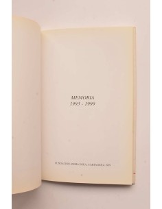 Fundación Emma Egea. Memoria 1993 - 1999 2