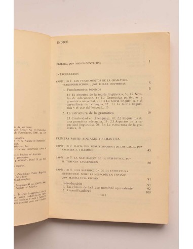 Los fundamentos de la gramática transformacional