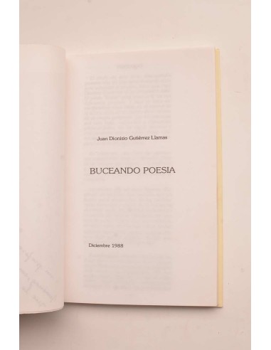 Buceando poesía