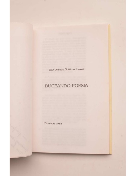 Buceando poesía