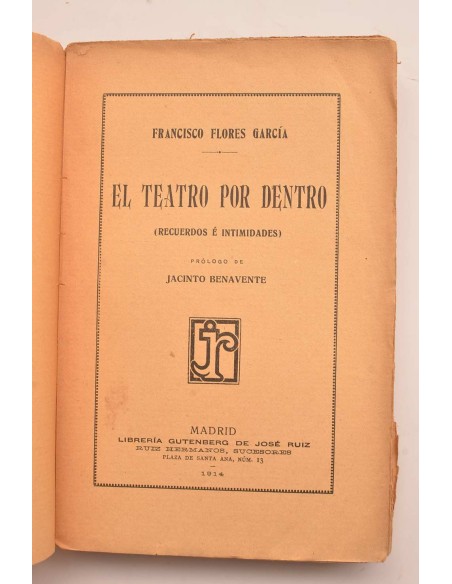 El teatro por dentro (recuerdos e intimidades)