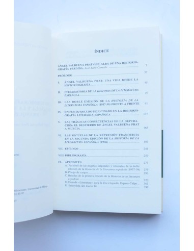 La historiografía literaria española y la...