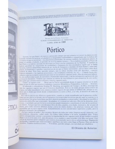 El Oriente de Asturias. Junio 1989. Número extra