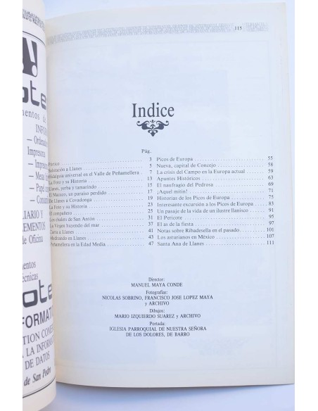 El Oriente de Asturias. Junio 1989. Número extra