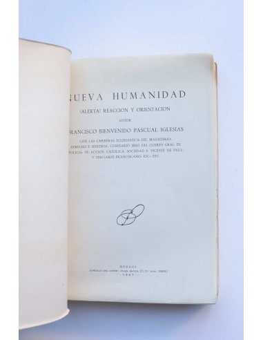 Nueva humanidad ¡Alerta! Reacción y orientación