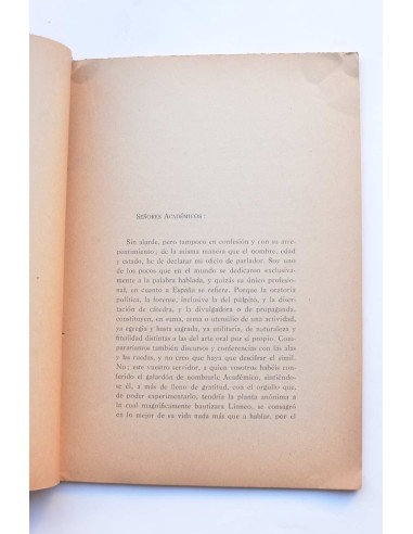 Las charlas. Discursos leídos ante la Real...